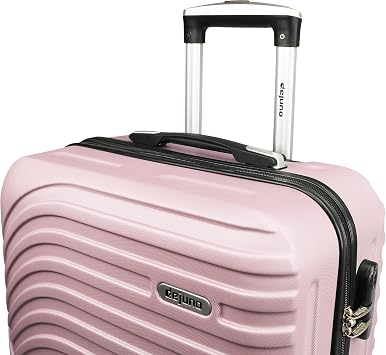 Dejuno Craft Hardside 3-Piece Lightweight Spinner Luggage Set - Blush