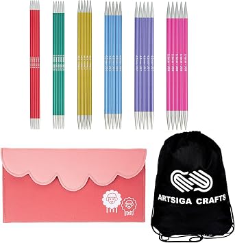 KnitPro Zing Starter 8-Inch DPN Double Pointed Knitting Needle Set