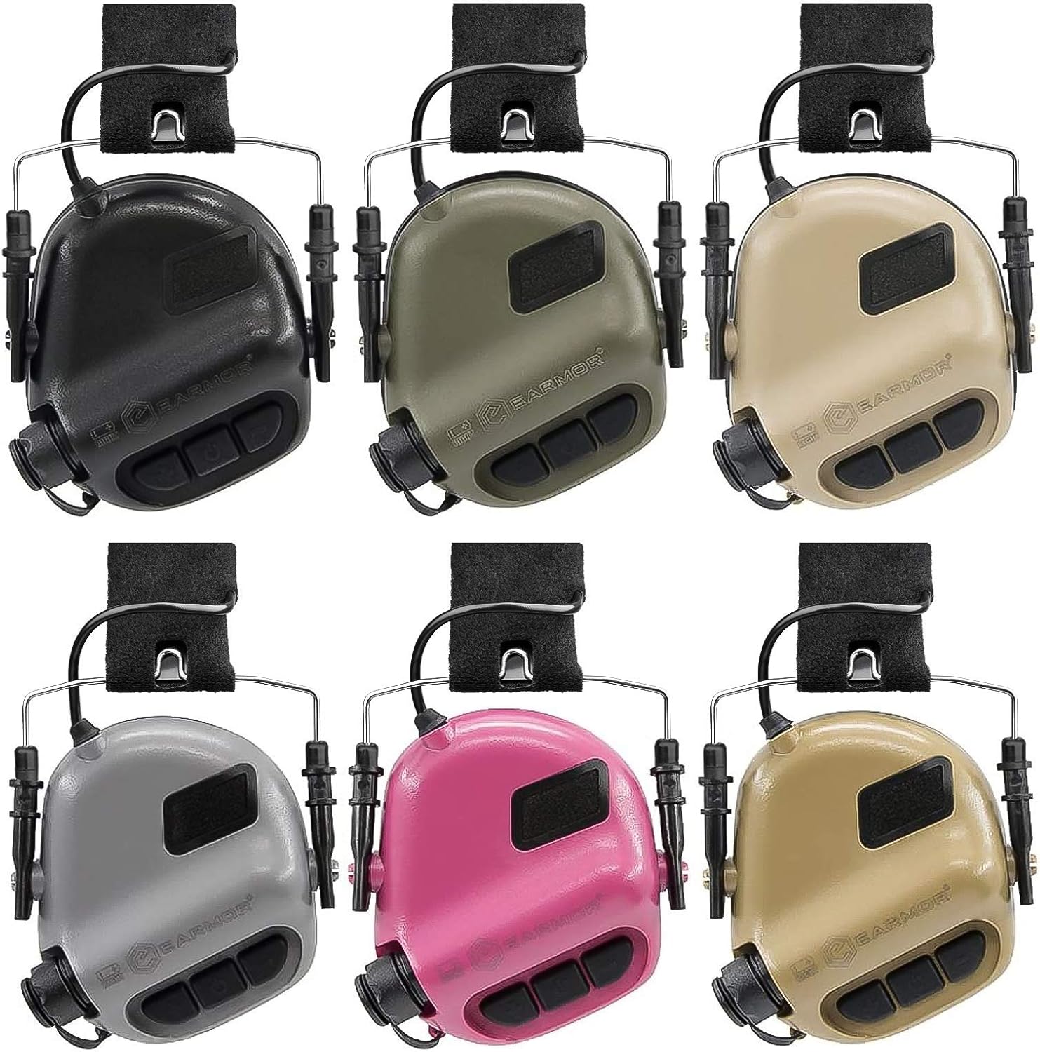 Electronic Shooting Earmuffs Ear Muffs Safety Tactical Gun Sound Amplification Hearing Protection NRR 22dB - Image 9