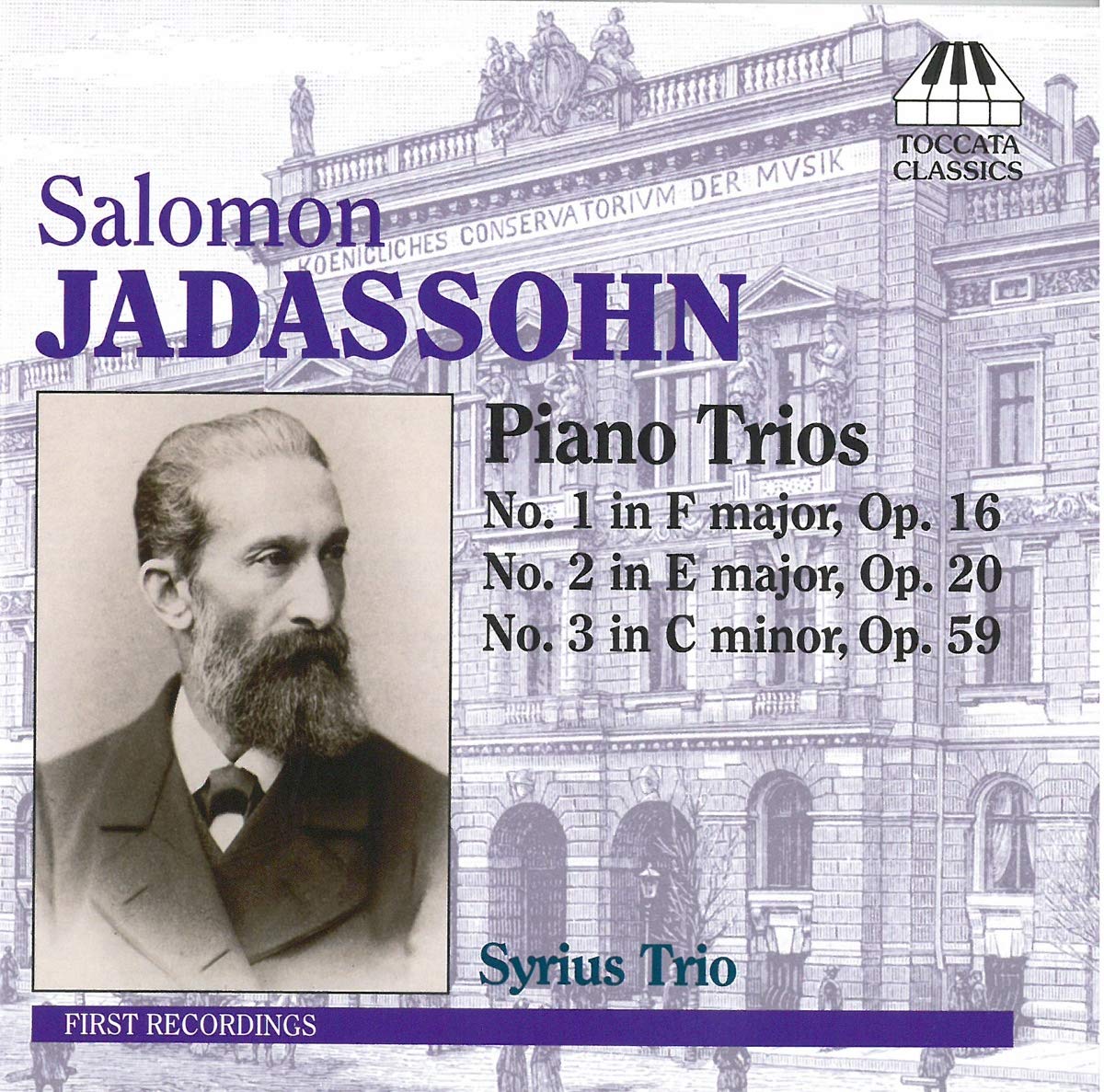 JADASSOHN:PIANO TRIOS 1 TO 3