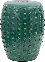 Vista 1 de Red Lantern Taburete de jardín de porcelana azul-verde de 18