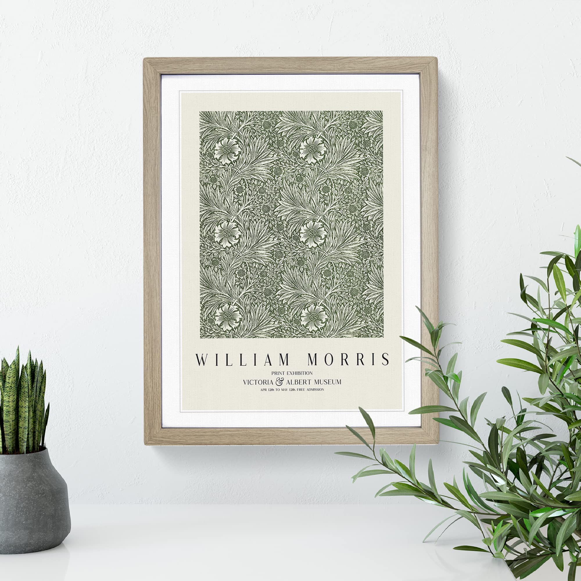 Marigold Vol.1 By William Morris Classic Painting Framed Wall Art Print - Image 3
