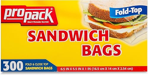 Miniatura 8 de Bolsas de plástico desechables para sándwiches con cierre plegable, 540 bolsas, ideales para el hogar, oficina, vacaciones, viajes, sándwich,