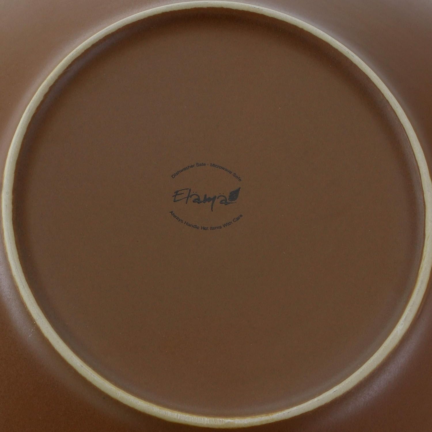 Misc Wolf 16 Piece Round Stoneware Dinnerware Set in Taupe Tan Animal Casual Microwave Safe