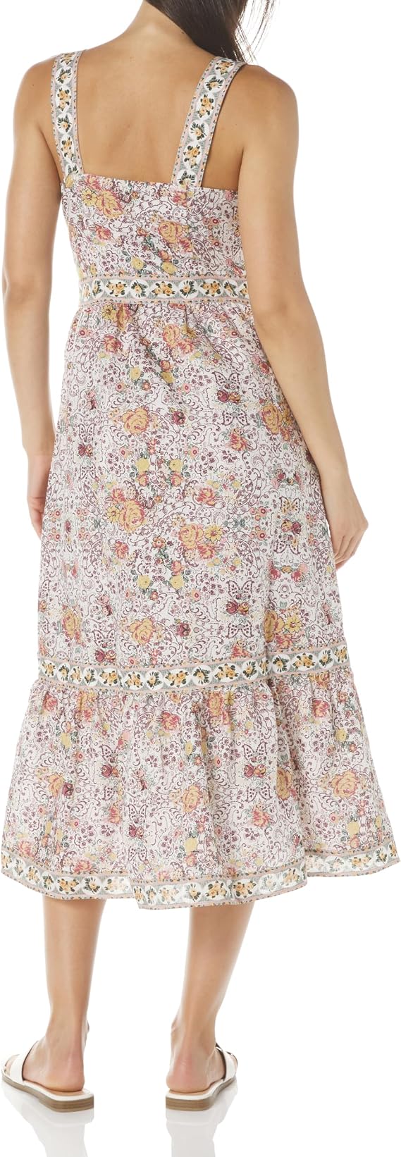 paige fiori linen midi dress PAIGE Fiori Dress