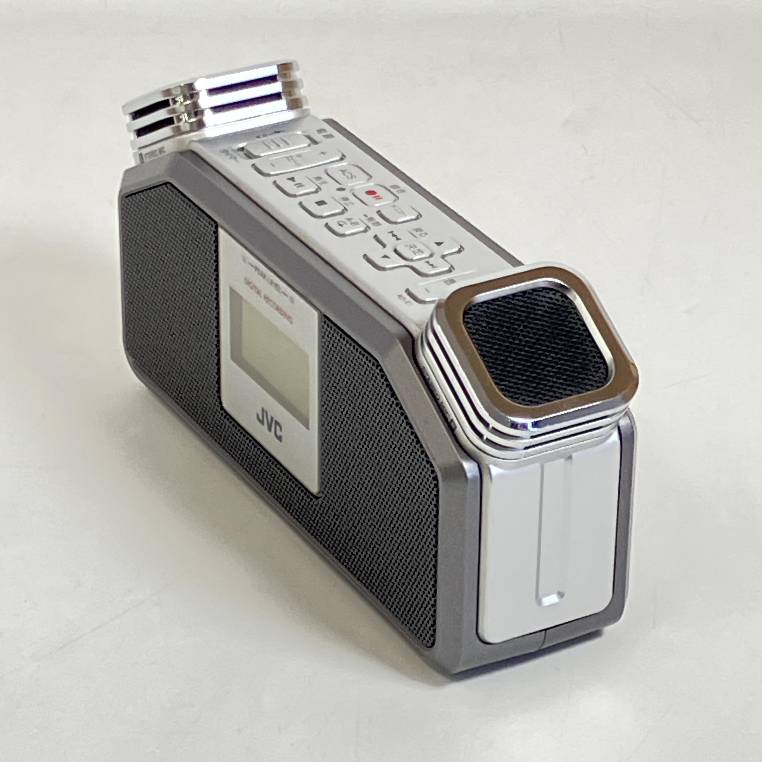 JVC RD-R1-H ラジオ　デジタルレコーダー　Victor Amazon | JVC RD-R1-H ポータブルデジタルレコーダー メタリックグレー