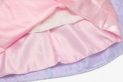 Miniatura 8 de ReliBeauty - Disfraz de princesa de manga corta para niña