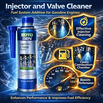 Injection and VALVES Cleaner, Removes troublesome deposits from Injection nozzles and Intake valves. - Protects the Entire Fuel System Against Rust -300 ml, 10.14 Fl Oz