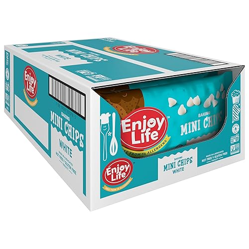 Miniatura 5 de Enjoy Life Baking Mini chips de chocolate blanco, 12 bolsas de 9 onzas