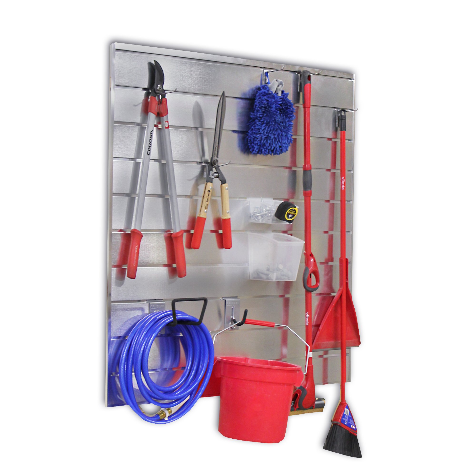 Proslat 88901 Aluminum Slatwall Garage Organize Storage System, 4 x 4'