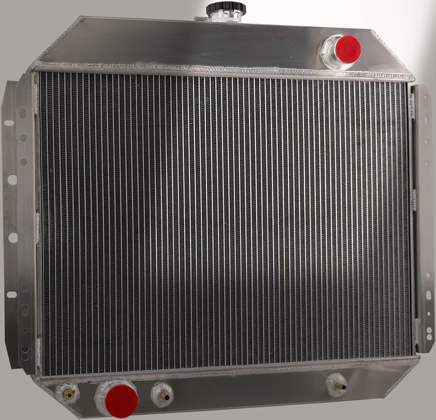 4 Row Aluminum Radiator For 66-79 FORD F100 F150 F250 F350 Bronco Truck V8 AT MT