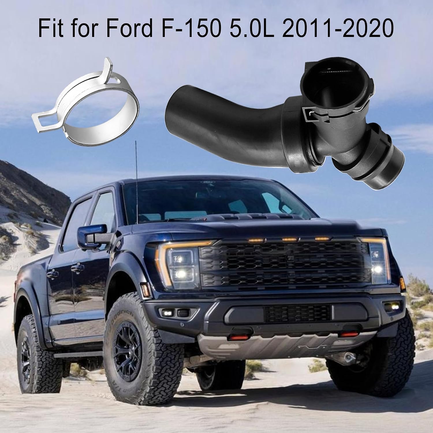 626-541 Engine Heater Hose T-Connector Pipe Fit for Ford F150 Lobo Mustang 2011-2020 Replace DR3Z-8566-B DR3Z-8566-A DR3Z8566B BC3Z-8590-F DR-3Z8566-A