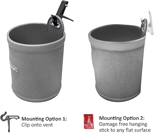 Miniatura 8 de Portavasos FH GROUP de silicona para rejilla de ventilación, color rosa bebé, Anaranjado