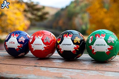 Miniatura 3 de Balón de fútbol de Colombia 2022, pelota de habilidades de tamaño mini 2, pelota de juego de cuero, para interiores y exteriores, niños, adultos,