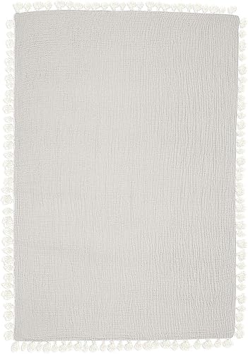 Miniatura 9 de Crane Baby Manta de muselina para bebé, de algodón suave, ligera, para bebé, niños y niñas, color marrón desierto, 30 x 40 pulgadas