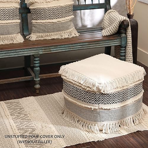 Miniatura 4 de Redearth - Puf otomano sin relleno