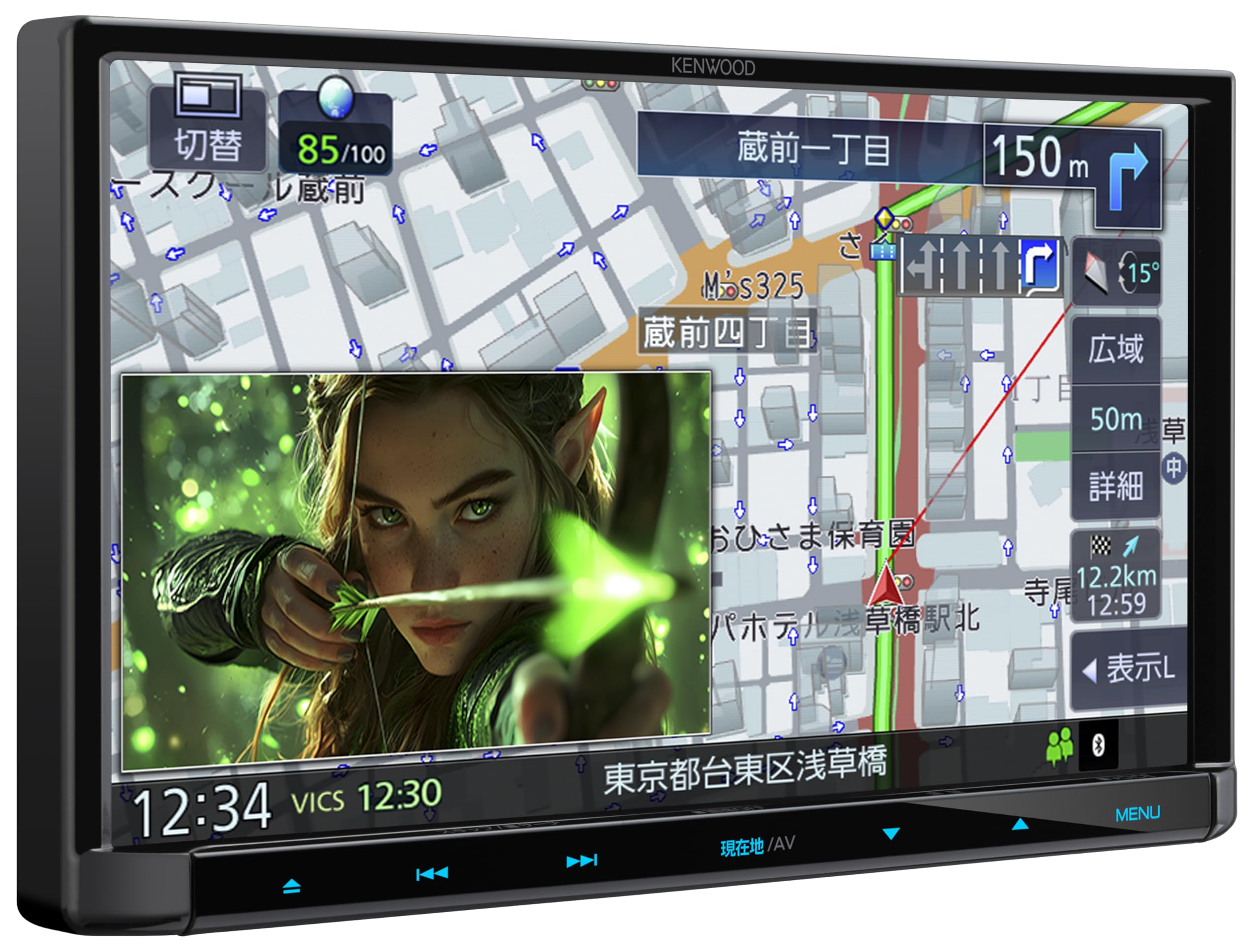 Amazon | ケンウッド カーナビ 彩速 7インチ MDV-L613 安心の日本製 CD