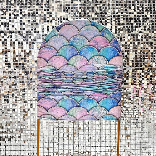 Miniatura 7 de Cubierta para telón de fondo de arco de sirenita para niña, princesa bajo el mar, fiestas de fondo de chiara, cubiertas de pared arqueadas, soportes