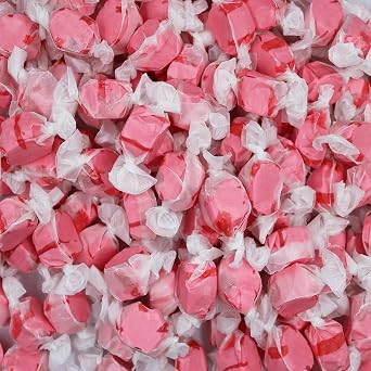 Gourmet Soft and chewy Salt Water Taffy Candy - Individually Wrapped - Bulk bag Cinnamon, 2 Pound Pack of 1