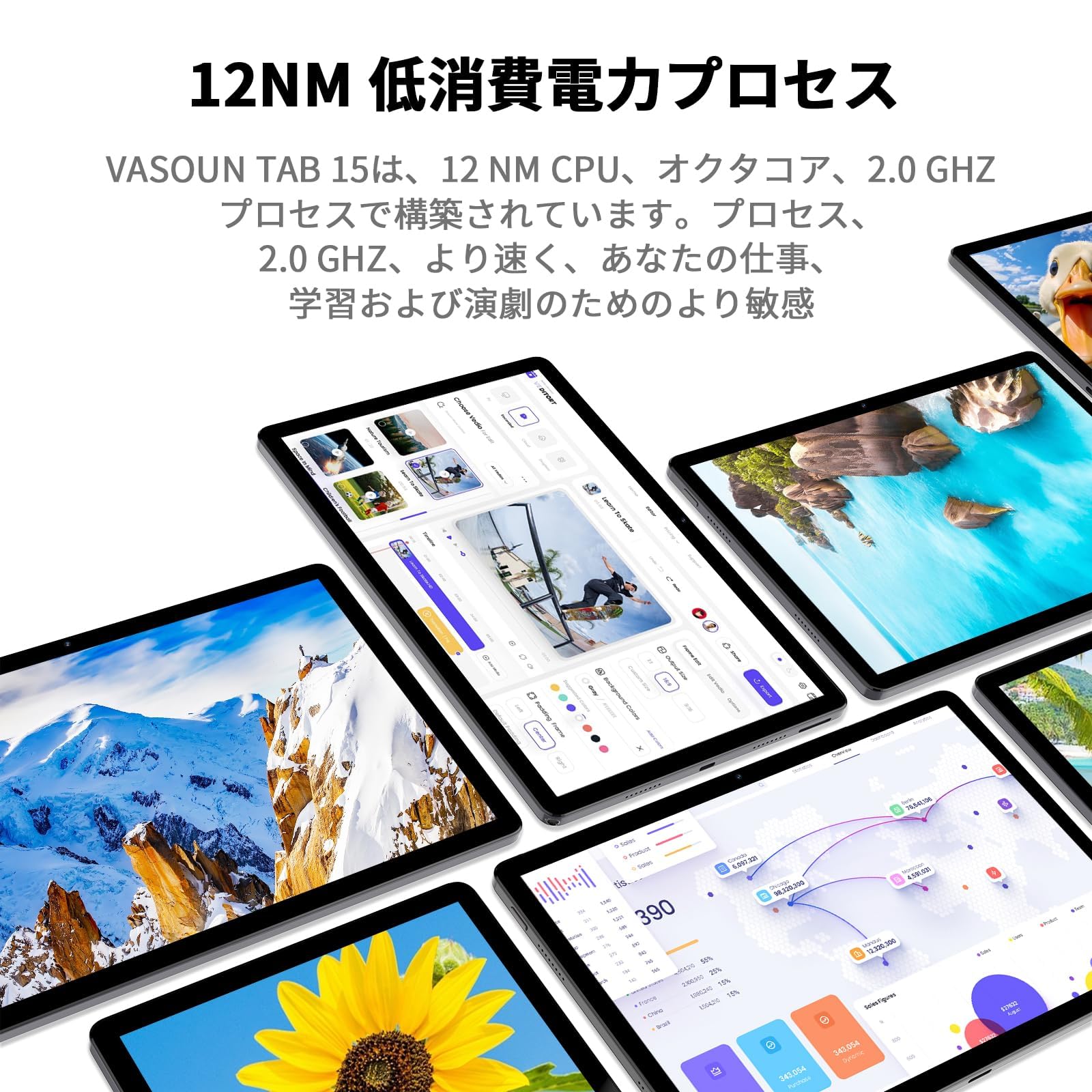 Amazon.co.jp: 11インチ Android 14 タブレット (Wi-Fi+4G LTE