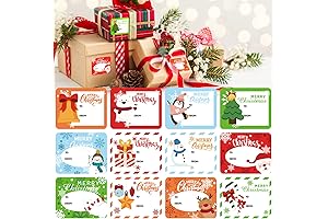 Christmas Self Adhesive Gift Tags for the Perfect Festive Greetings