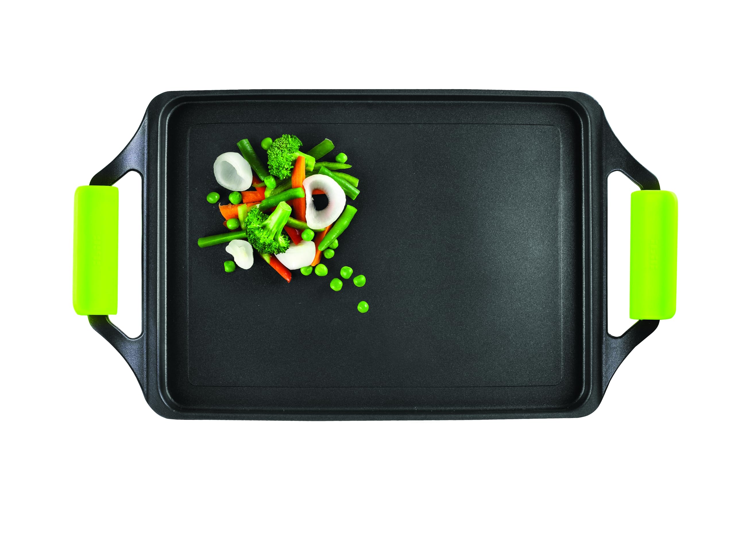 IBILI, Grill piastra New Essential, 27 x 24 cm, alluminio fuso, antiaderente, adatta ai piani a induzione.