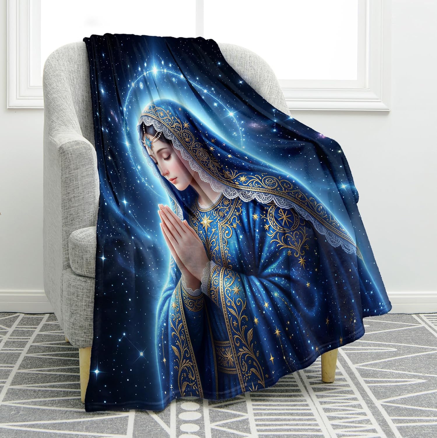 Jekeno Book Blanket 50x60 Inch Vintage Botanical Library Hair Print Soft Flannel Fleece Throw Blanket Gift for Book Lovers Scholars Women Men Teen