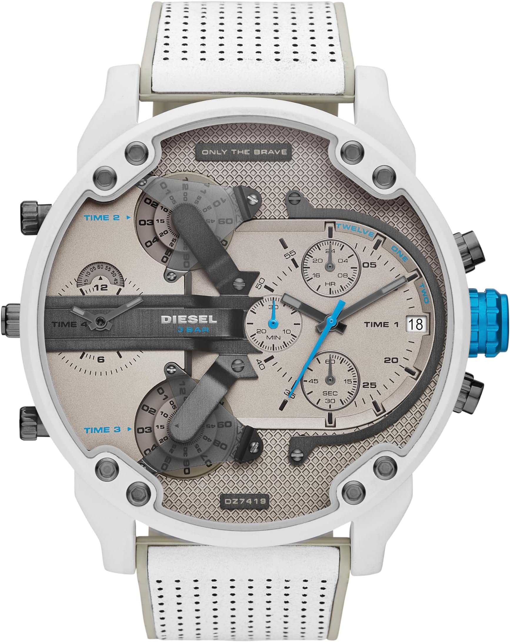 Diesel Mr Daddy 2.0 - DZ7419 Gray/White One Size