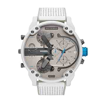 DIESEL 自動巻きアナログ時計 ホワイト DIESEL ディーゼル DZ2204 45mm ホワイト 白色 CLIFFHANGER 2.0