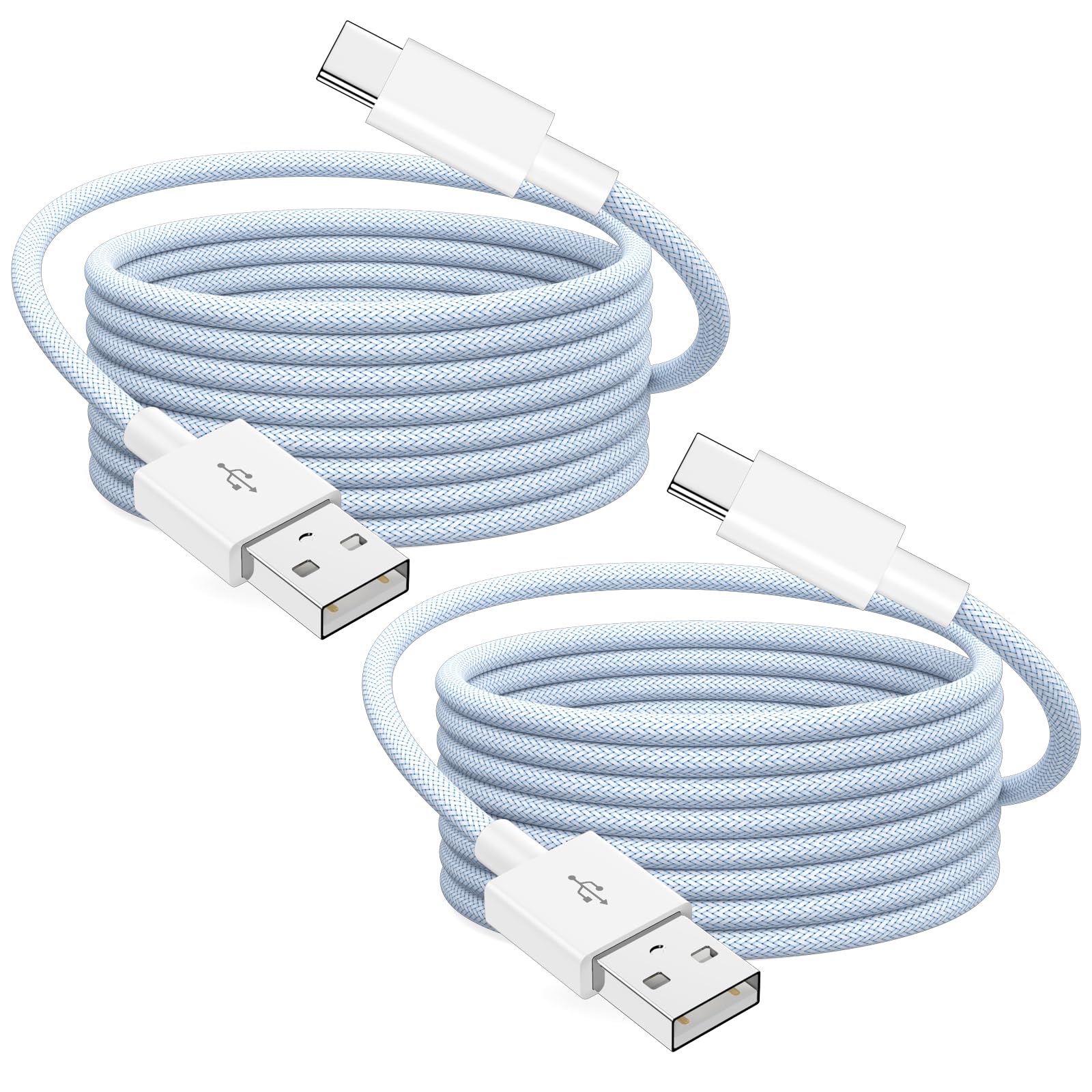 MFi Certified Car Carplay Cable for iPhone 16 15 2Pack 6 6Ft USB A to USB C Fast
