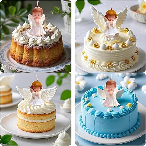 Miniatura 5 de Juego de moldes de silicona 3D para muñecas, moldes 3D de fondant de ángel para niños y niñas, para decoración de pasteles, decoración de cupcakes,