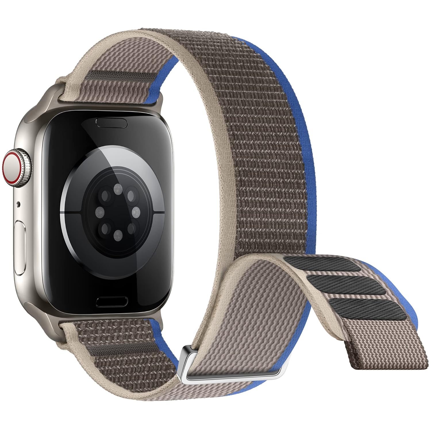 KEYSJEFF Compatible with Apple Watch Strap 49mm 45mm 44mm 41mm 40mm Women Men,Nylon Sport Band for Apple Watch Series 8 7 6 5 4 SE Ultra Trail Loop (No Watch