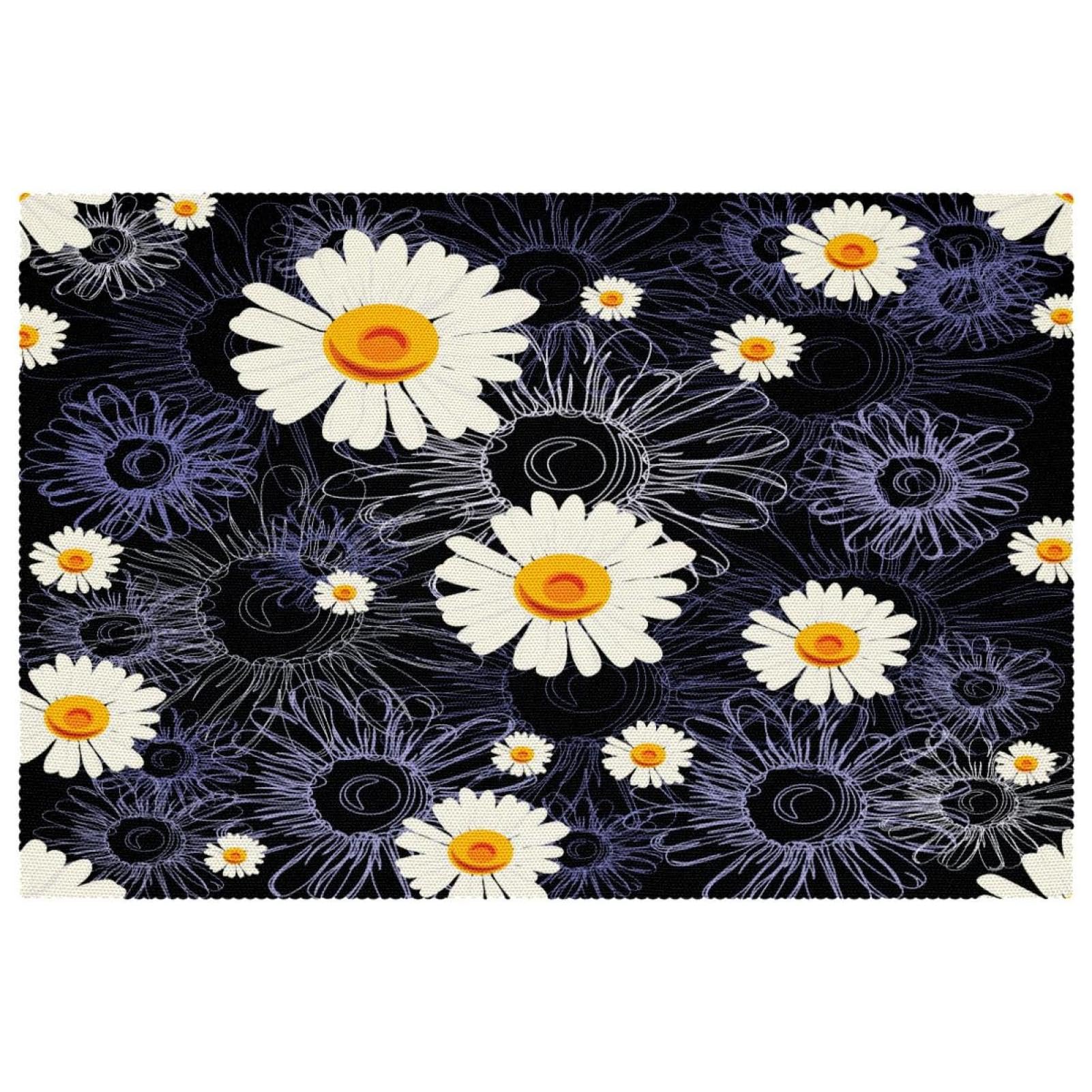Sets de table faciles à nettoyer anti-tache tissu Oxford