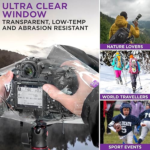 Miniatura 4 de Altura Photo Cubierta impermeable profesional para cámaras Canon, Nikon, Sony DSLR y sin espejo y lentes, accesorios para fotografía