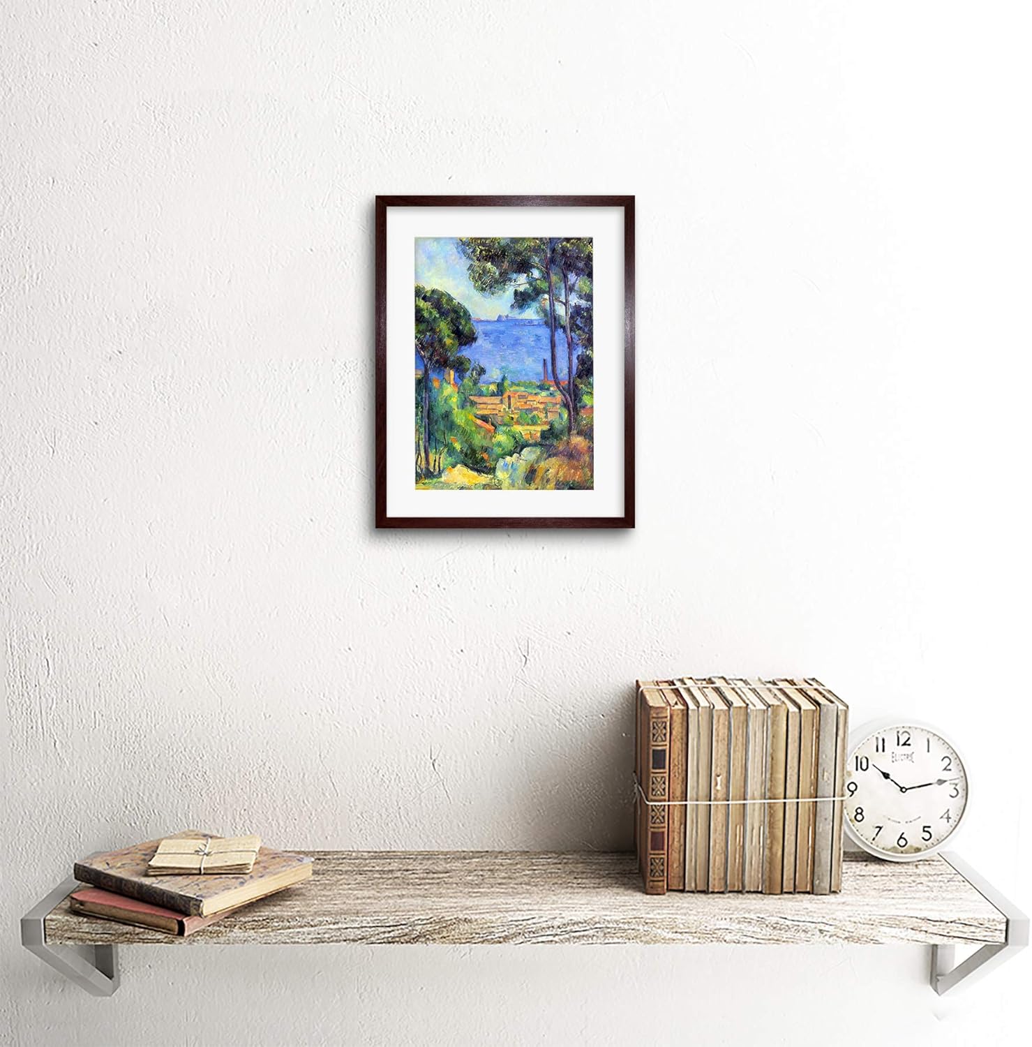 PAINTING CEZANNE LANDSCAPE OLD MASTER FRAMED PICTURE ART PRINT F97X8224