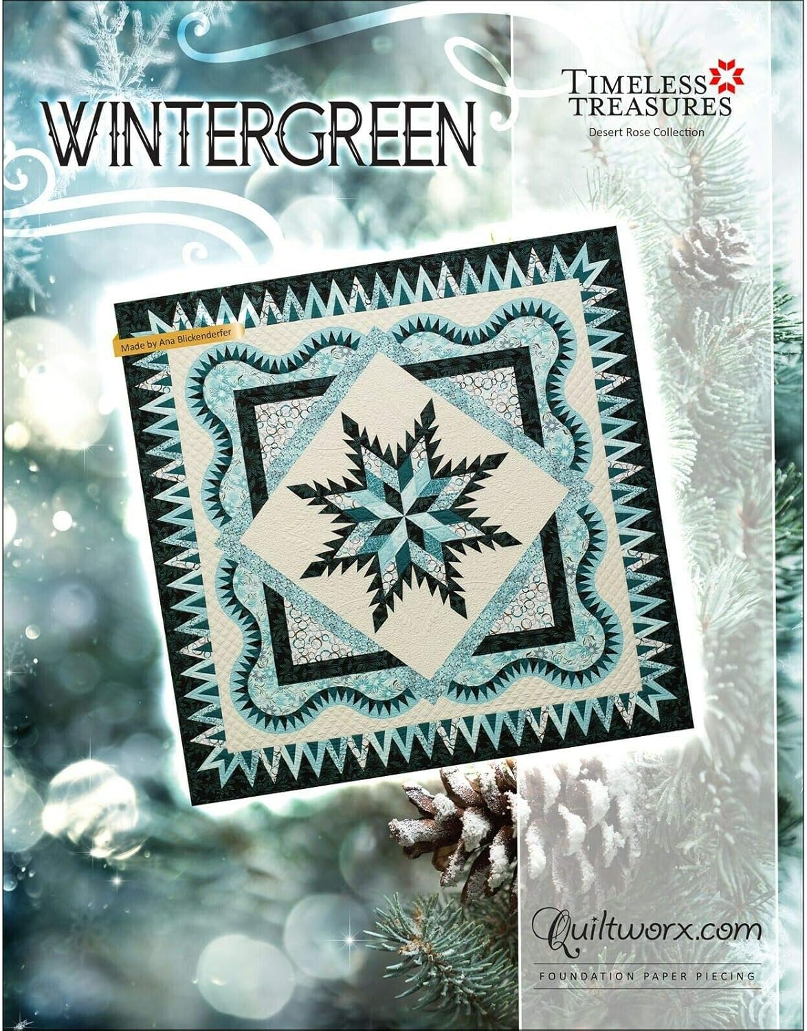 Quiltworx - Judy Niemeyer Quilting Wintergreen Pattern