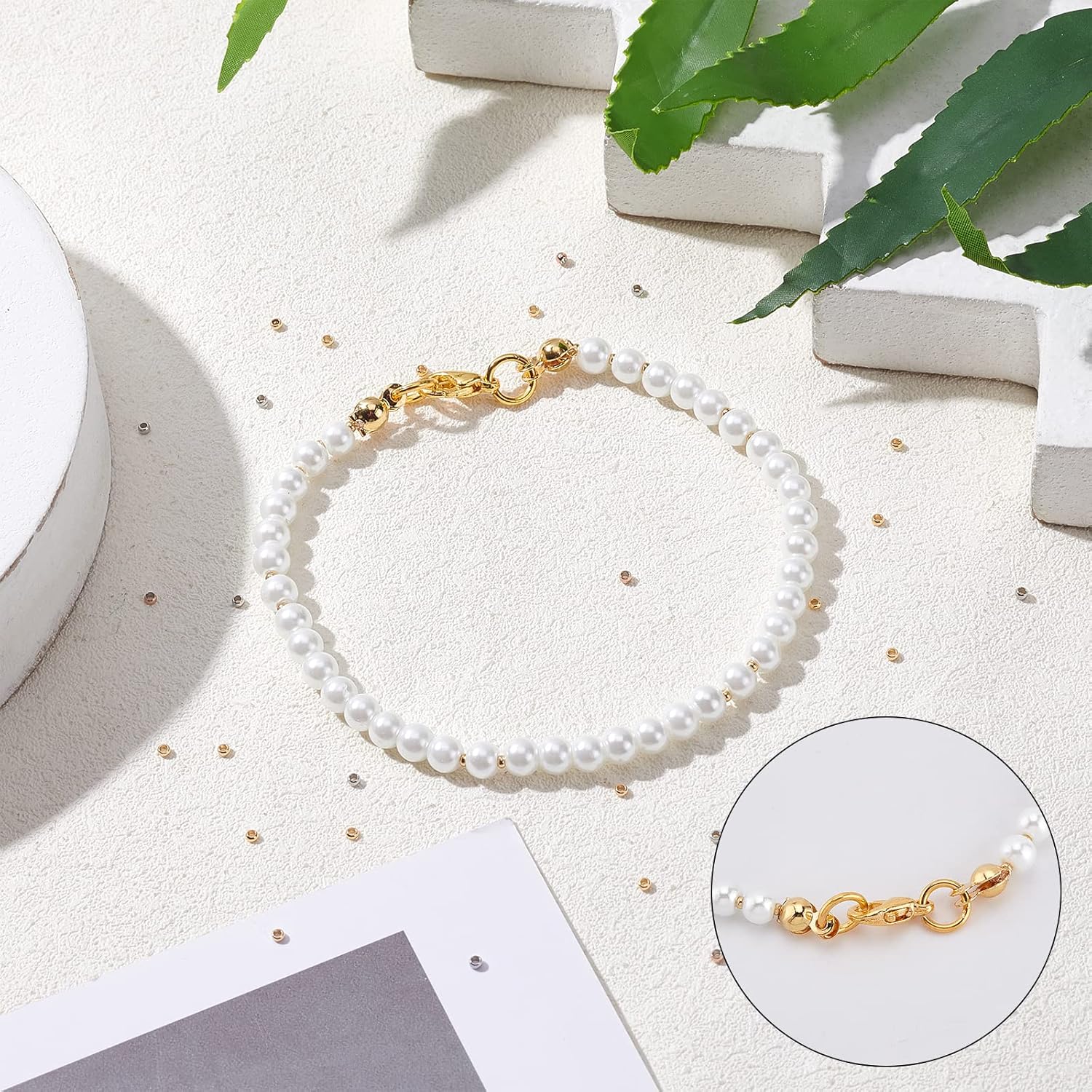 UNICRAFTALE About 360pcs 3 Colors Stainless Steel Spacer Beads Rondelle Beads Smooth Metal Beads for Jewelry Making 0.8mm Hole - Image 3