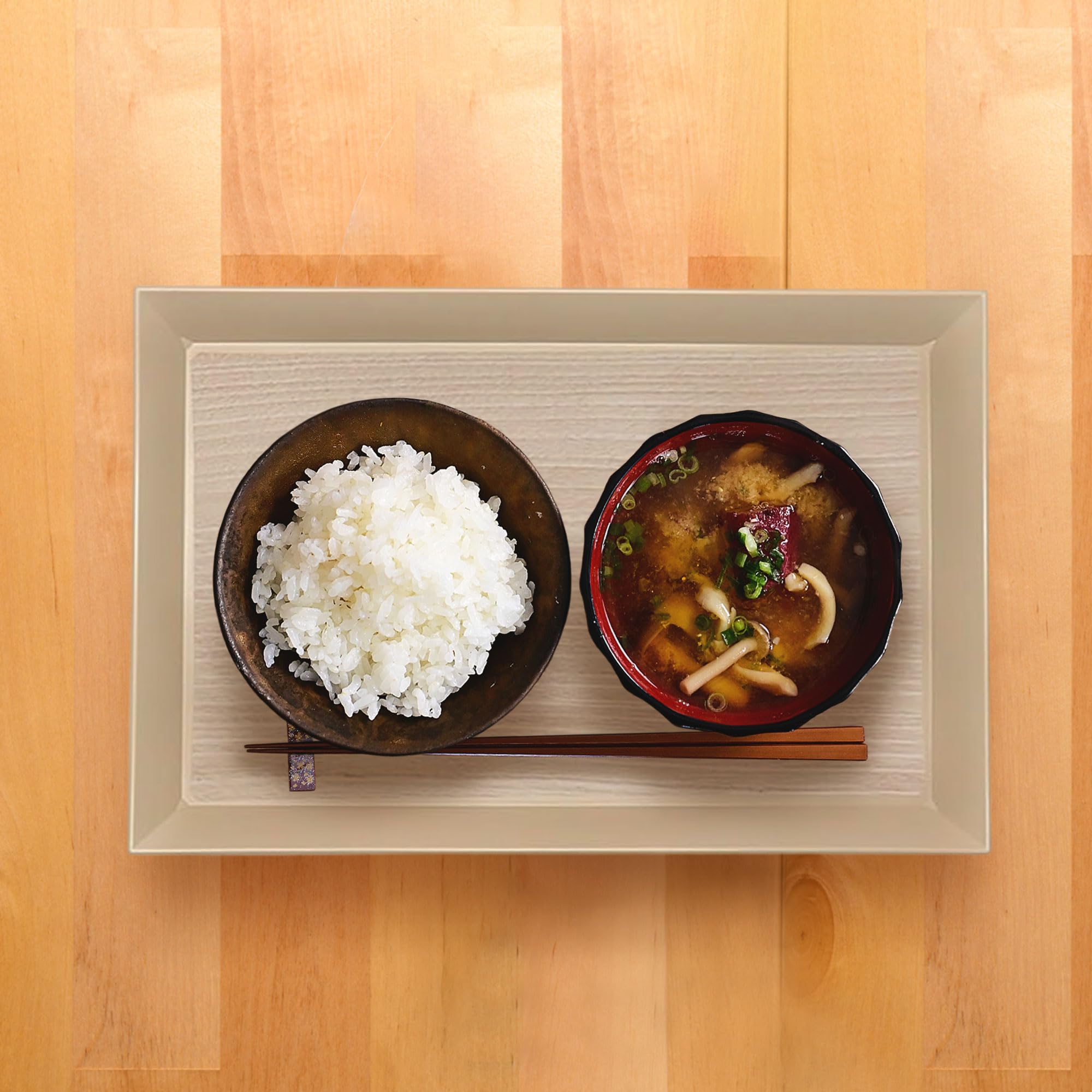 Amazon｜蝶プラ工業(Chopla) カフェトレーS グレーアカシア W30×D19.9