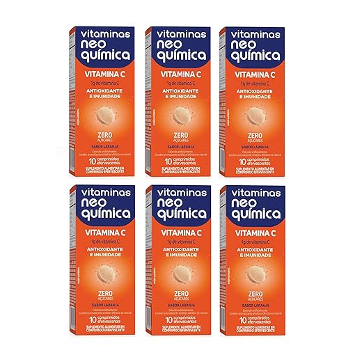 Kit 6 Vitamina C 10 Cápsulas Efervescente 1g - Neo Química