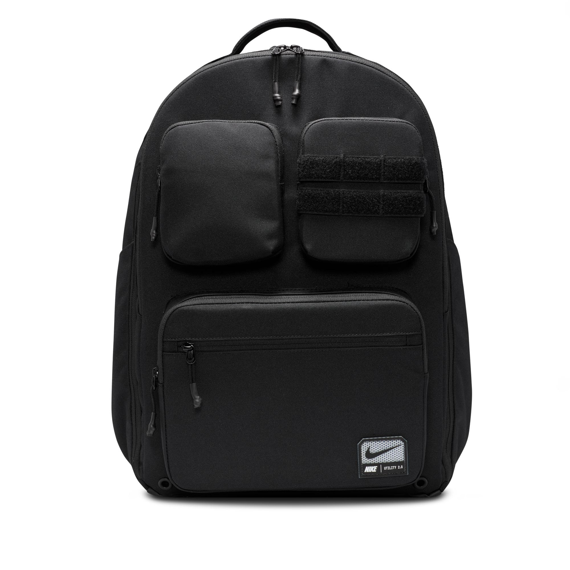 Nike Utility Power Backpack 2.0, Black/Black/White, MISC