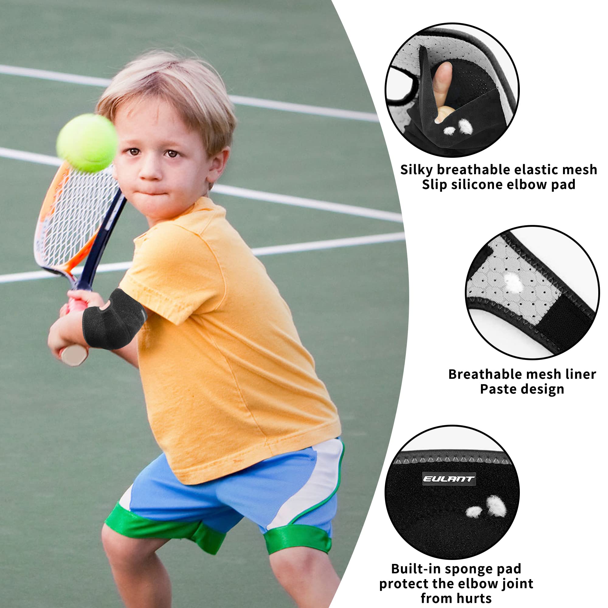 Souple Genouillère et Coudière pour Enfant Ado Adult, Set Protections de Patins Réglable pour Roller Danse Patinage
