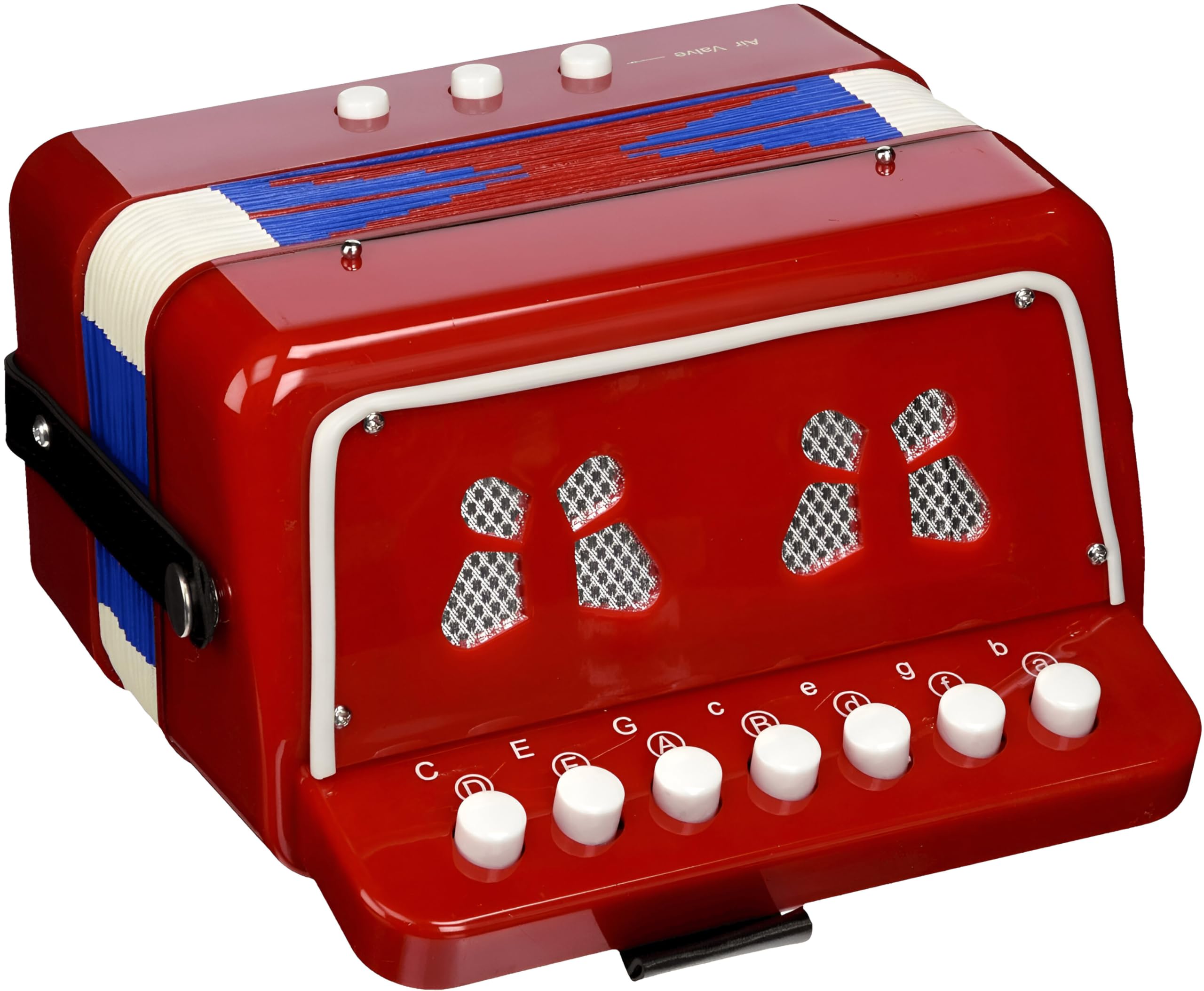 Acordeón 10 Teclas Instrumento Musical de Madera para Niños desde 3 Años