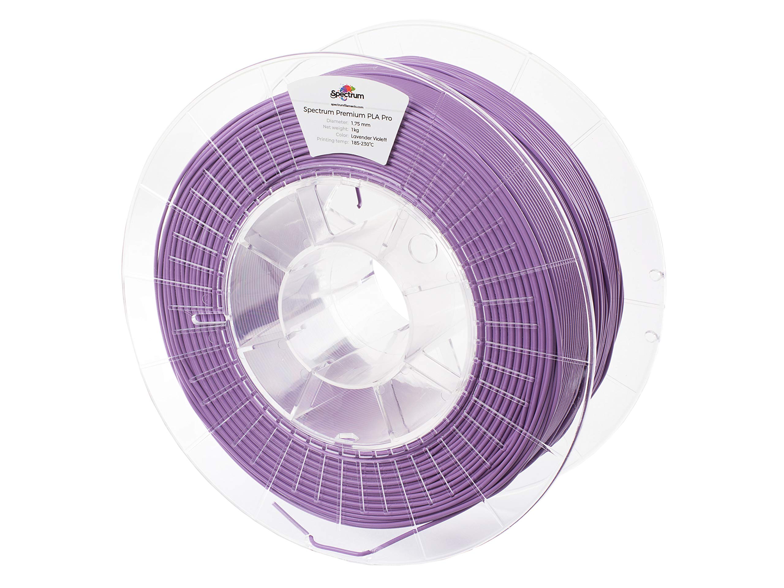 Spectrum PLA Pro Lavande Violette, 1,75 mm, 1 kg de filament HD PLA de haute qualité fabriqué en UE pour imprimante 3D de bureau