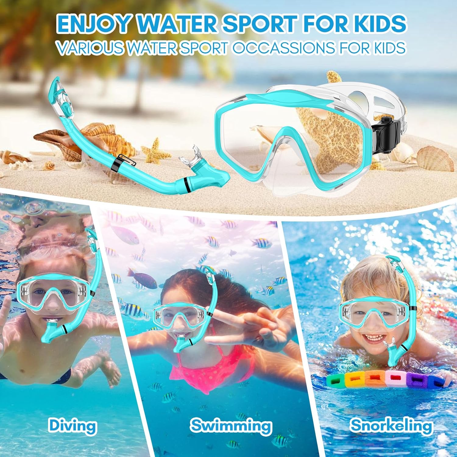 Sports Underwater Diving Mask Anti-Fog Anti-Leak Diving Mask For Adult