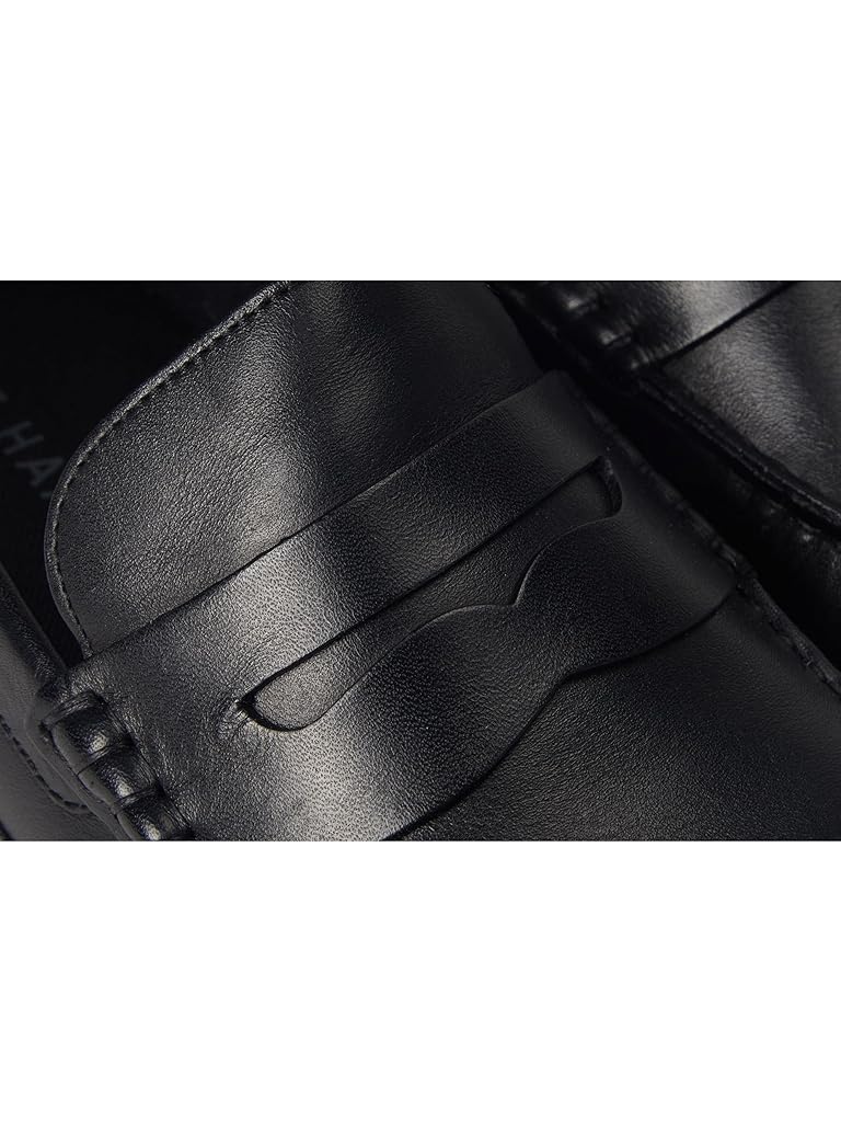 Black Cole Haan Hall Grand Penny Driving Loafers