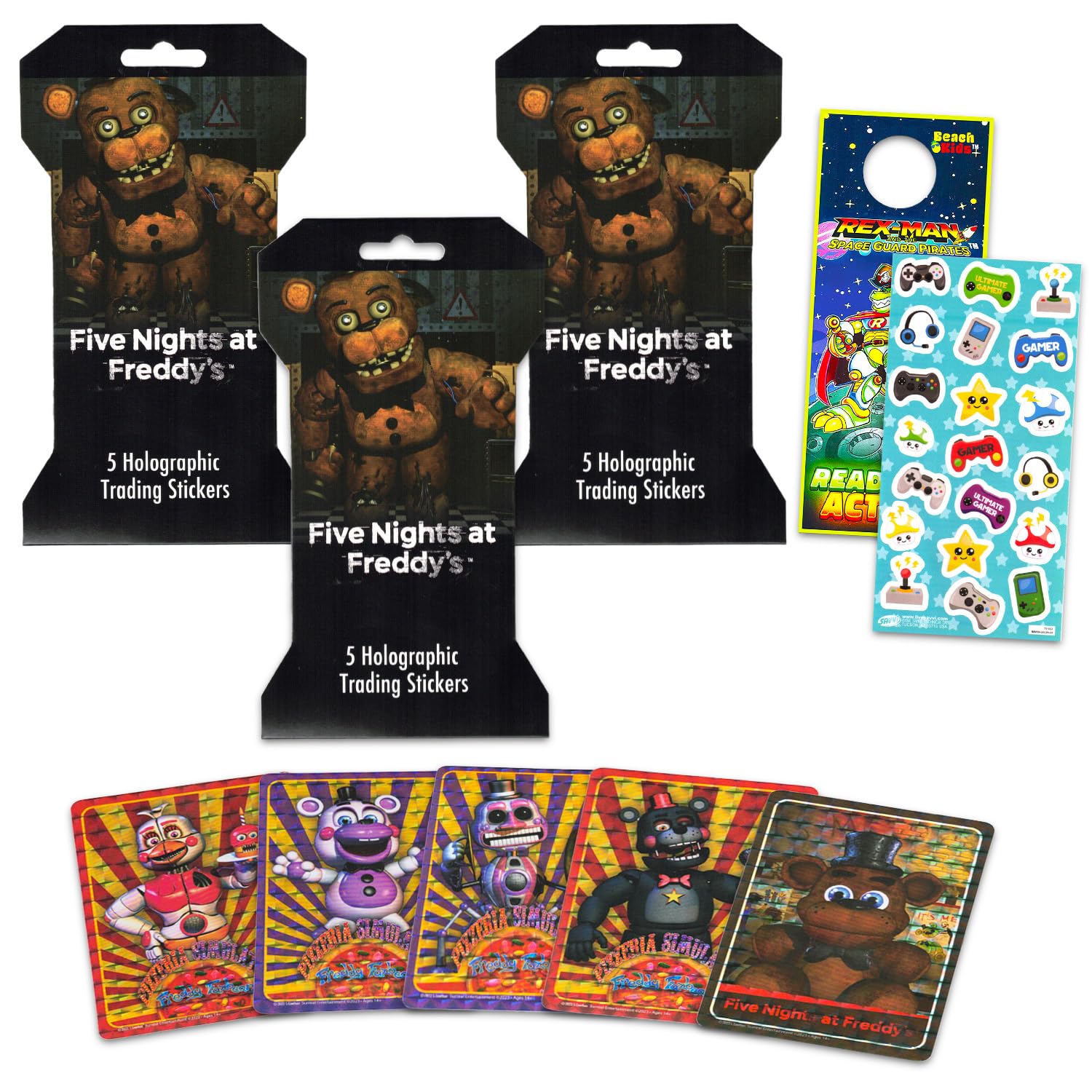ゴールデンフレディさま　専用　リピ５回目　カッティングステッカー Amazon | Five Nights at Freddy's ホログラフィックステッカー 3