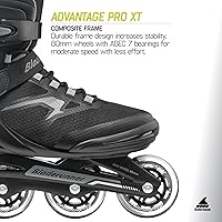 Vista 5 de Rollerblade Men's Advantage Pro XT Black/Silver Skates