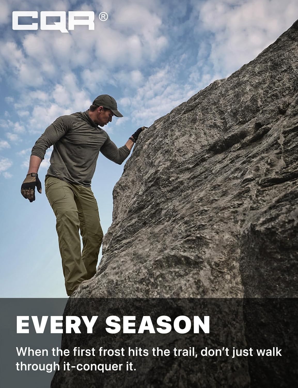 CQR Men's Active Flex Tactical Pants, Water Resistant Lightweight Stretch Cargo Work Hiking Pants - Image 5