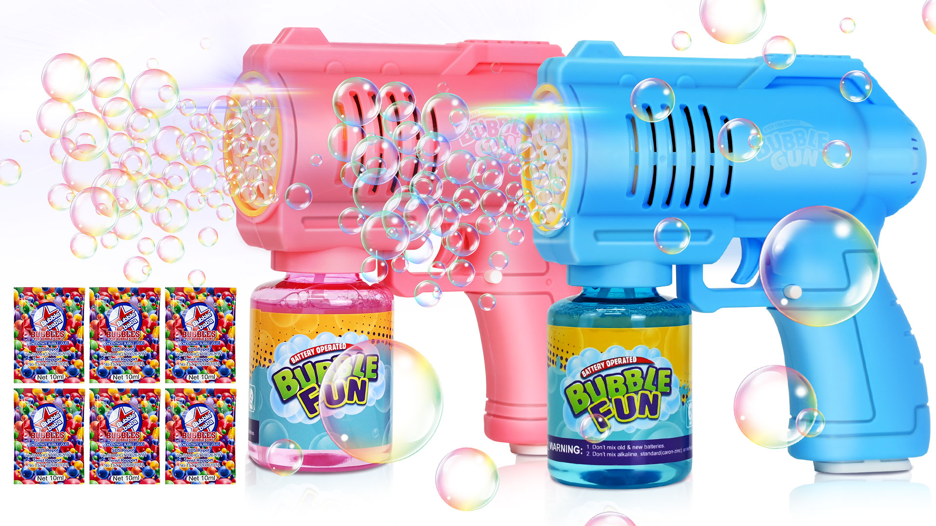 Automatique Pistolets À Bulles De Savon - Bubble Machine Gun Cadeaux Automatique Pistolets À Bulles De Savon - Bubble Machine Gun Cadeaux