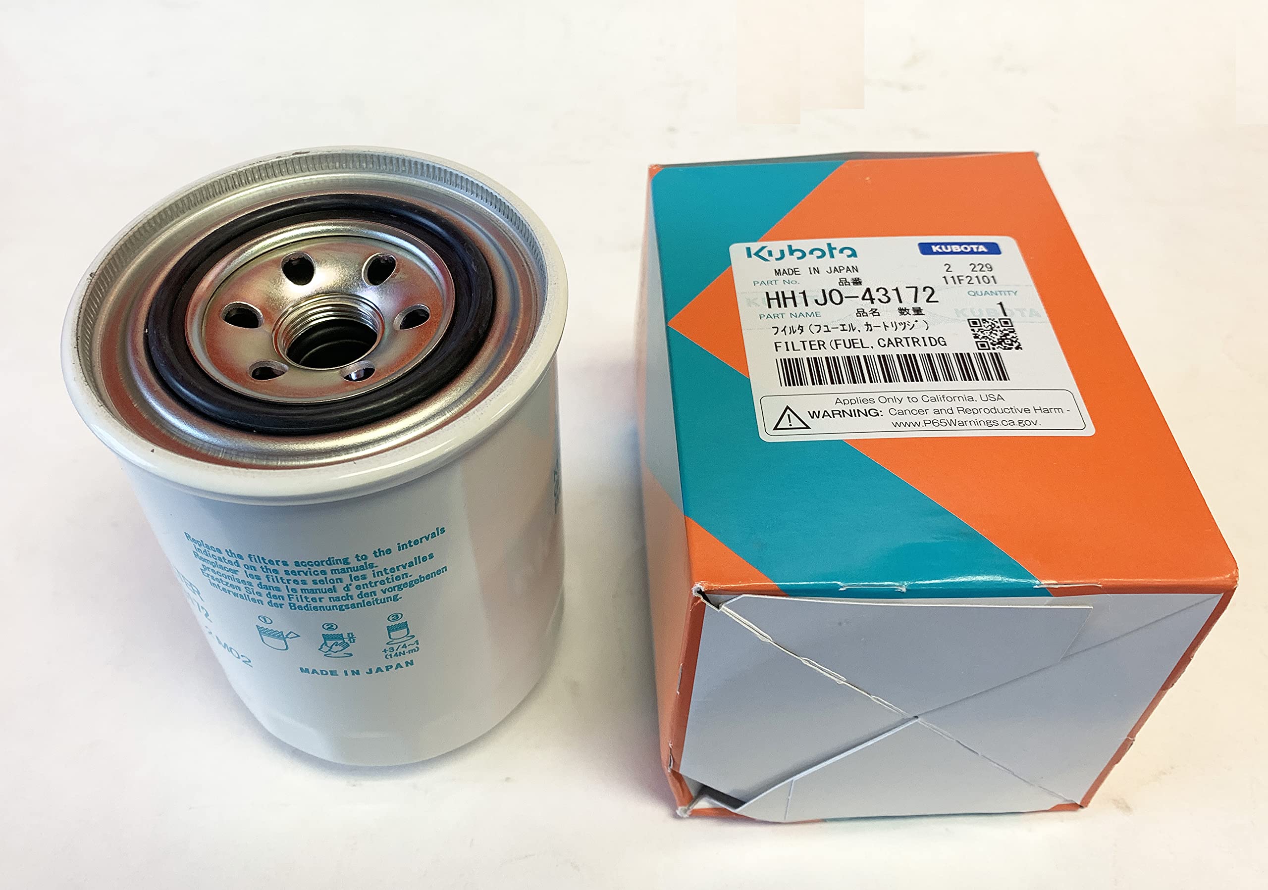 A HH1J0-43172 Fuel Filter Fuel Filter Combo Kit For Kubota Engines